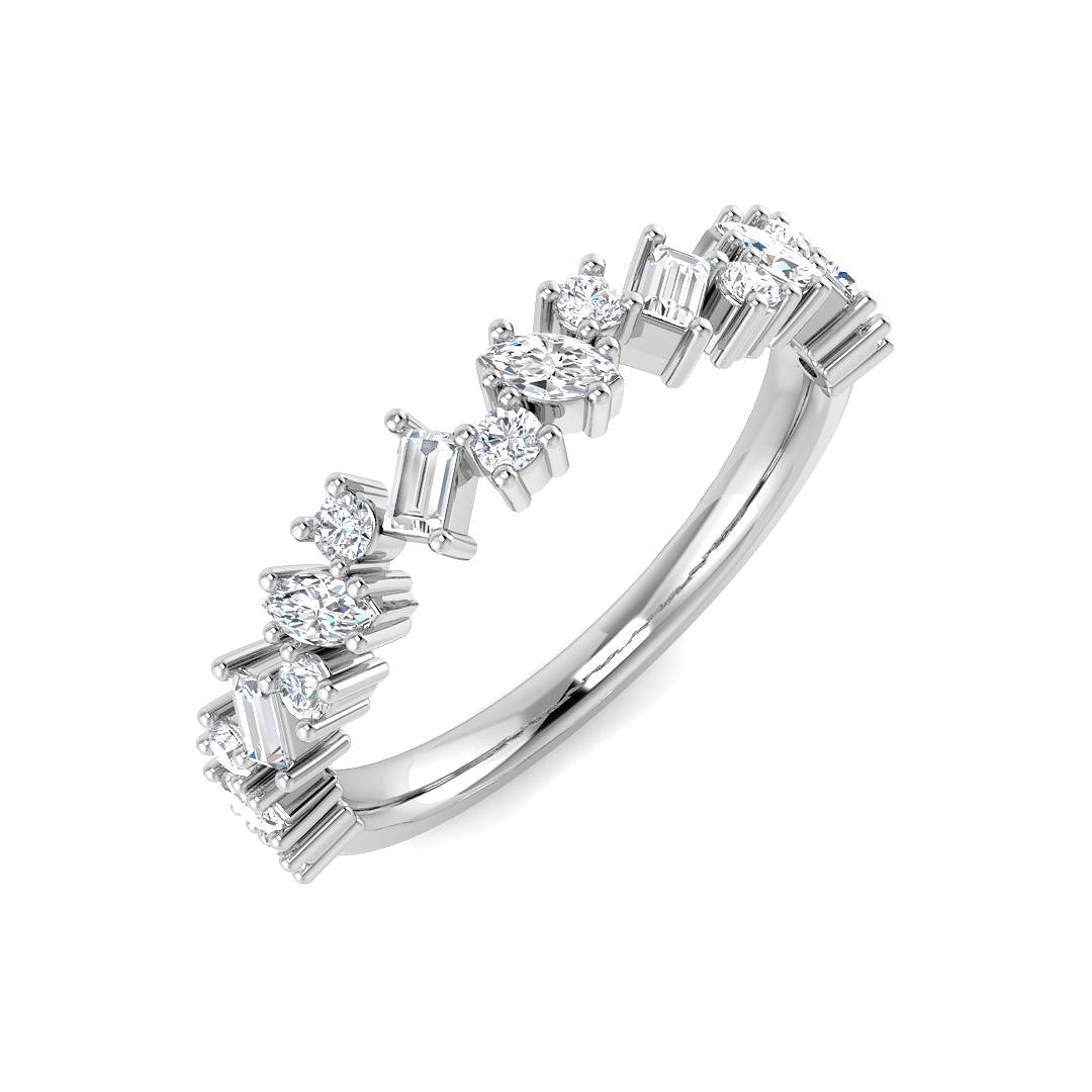Platinum 0.55ct G SI1 Diamond Ring