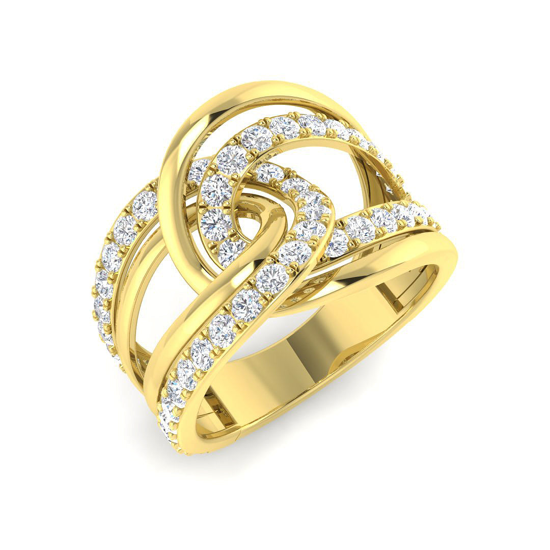 9ct Yellow Gold 1.16ct G SI2 Diamond Ring