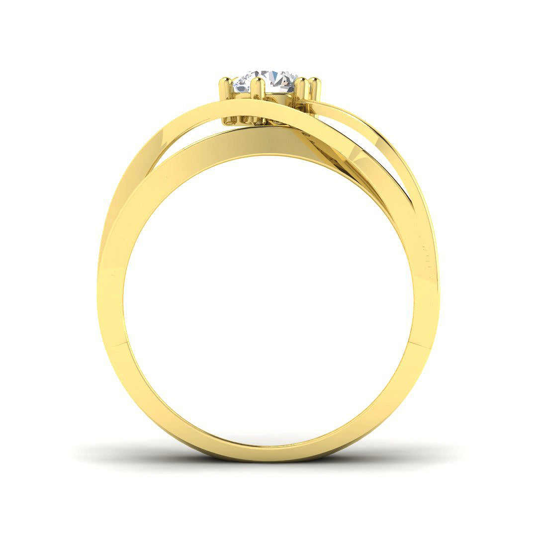 9ct Yellow Gold 1.02ct G SI2 Diamond Ring