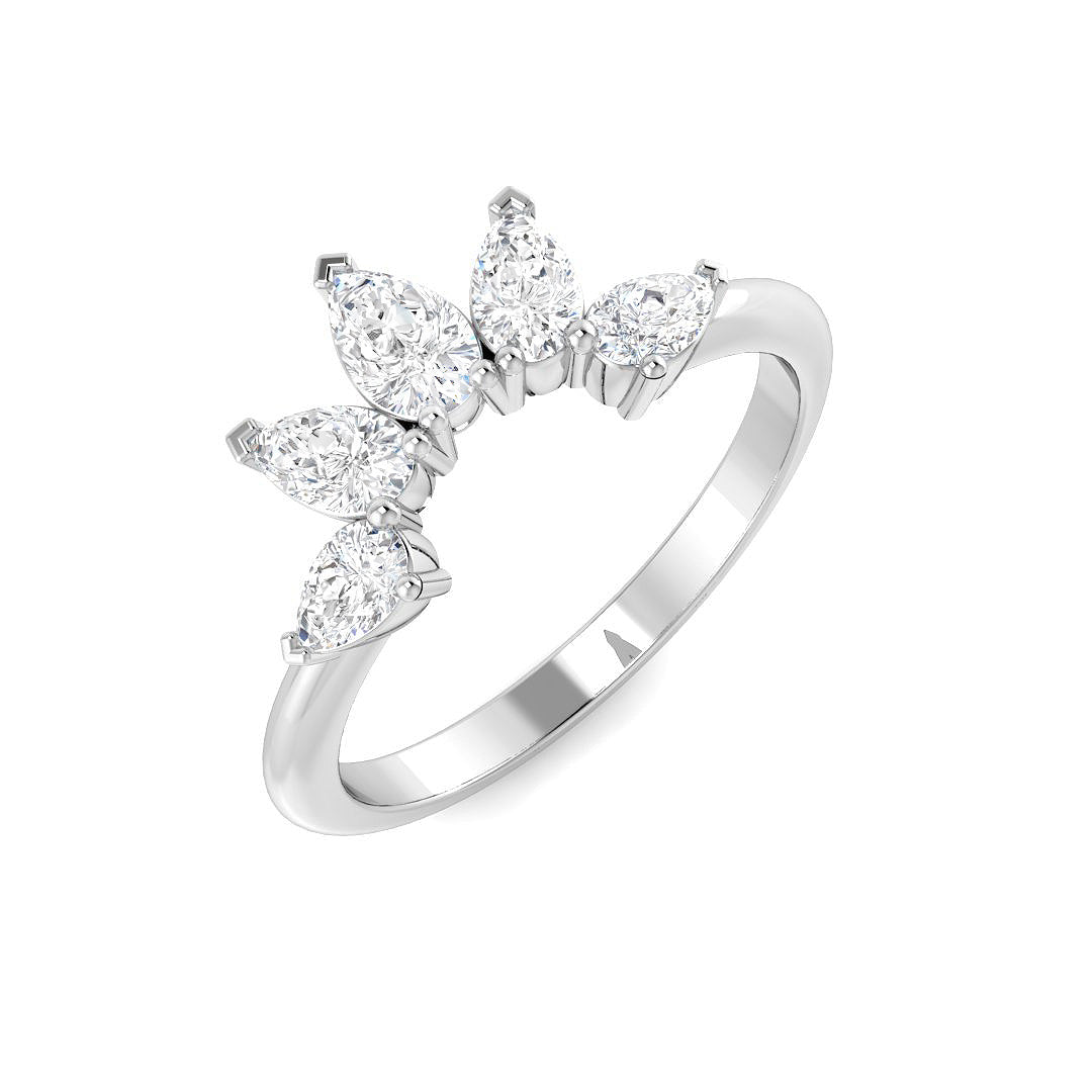 Platinum 0.58ct G SI2 Diamond Ring