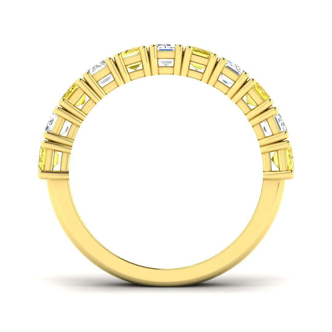 9ct Yellow Gold 3.39ct Laboratory Grown CVD Ring