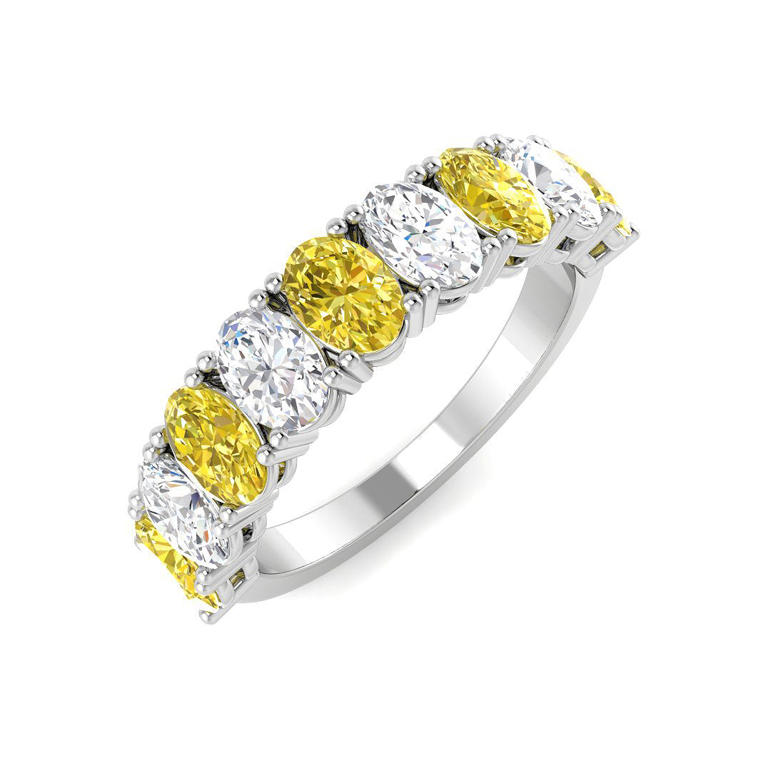 9ct White Gold 2.64ct Laboratory Grown CVD Ring
