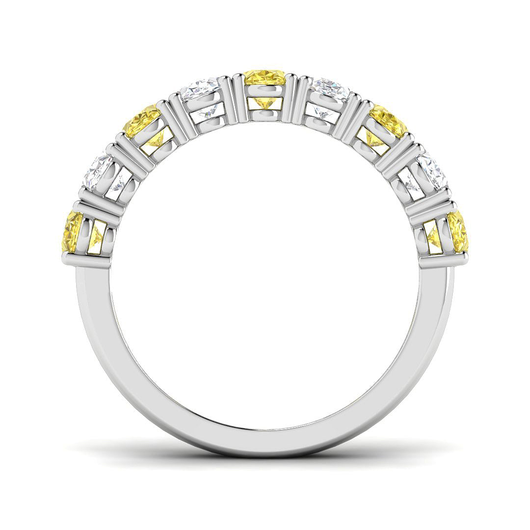 9ct White Gold 2.64ct Laboratory Grown CVD Ring