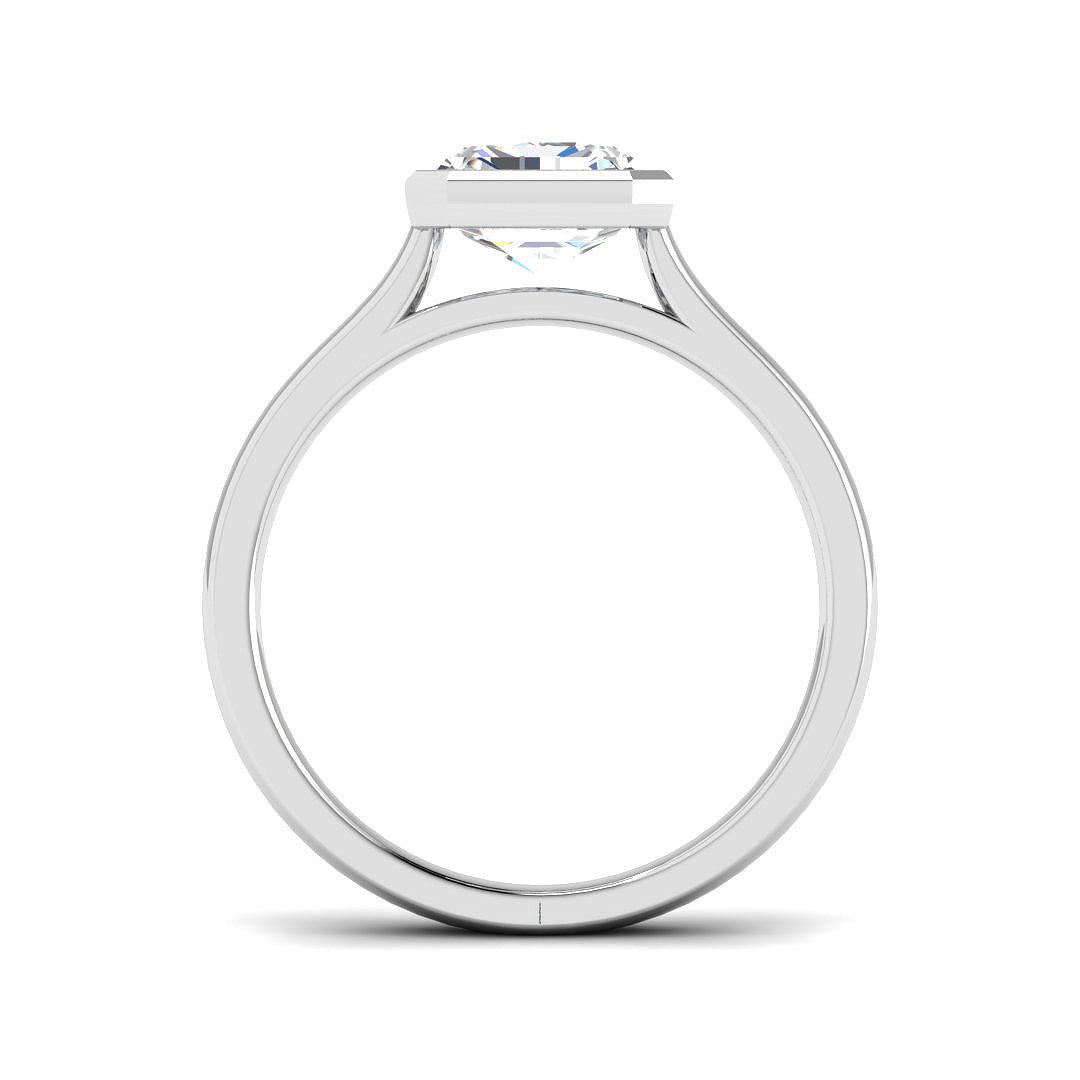 9ct White Gold 2.23ct Laboratory Grown CVD Ring
