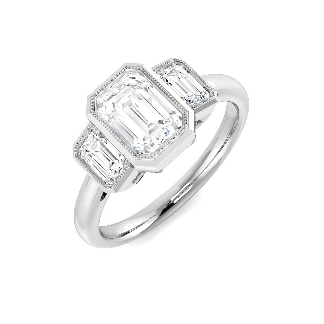 9ct White Gold 1.58ct D VS1 Laboratory Grown CVD Ring