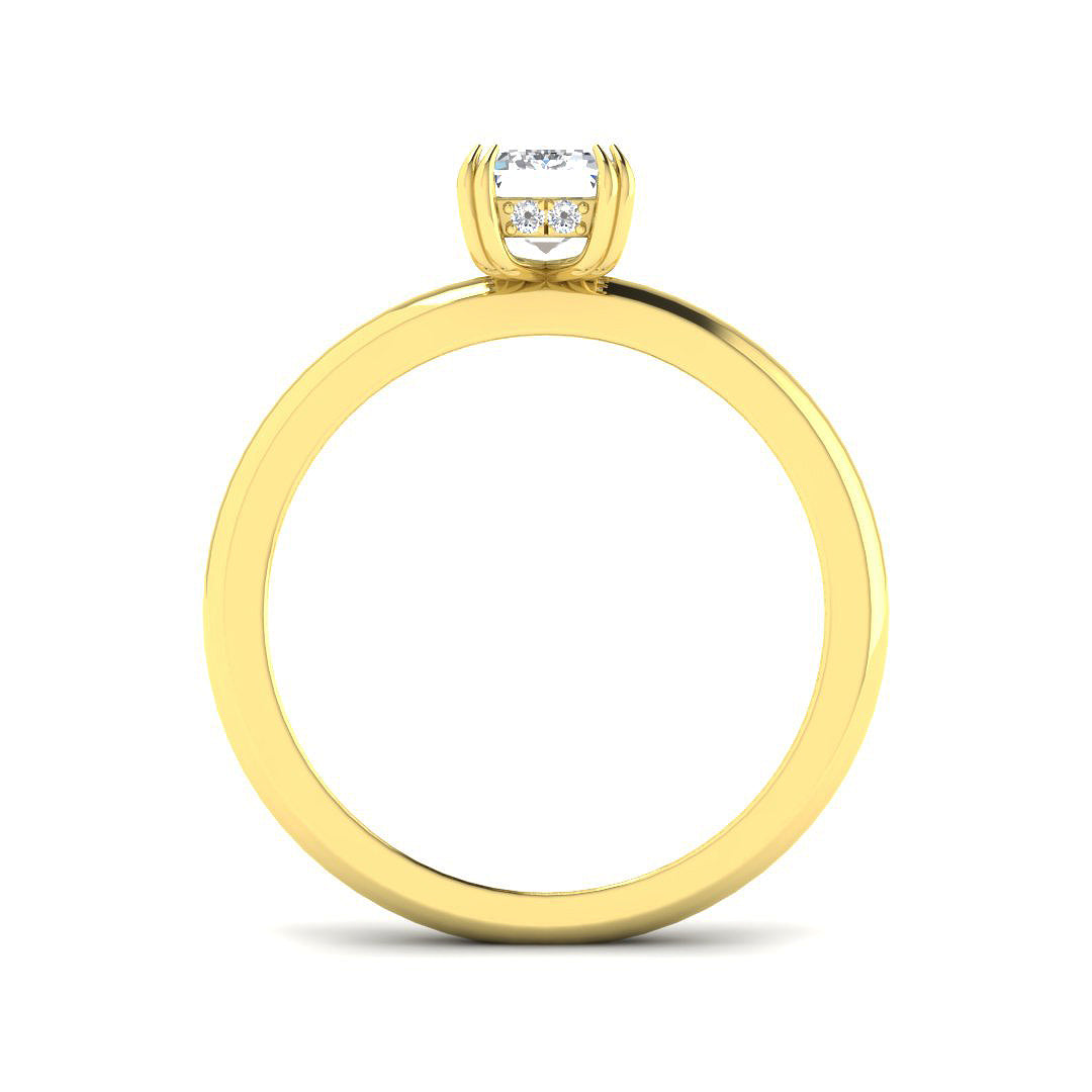 18ct Yellow Gold 1.04ct E VS2 Laboratory Grown CVD Ring