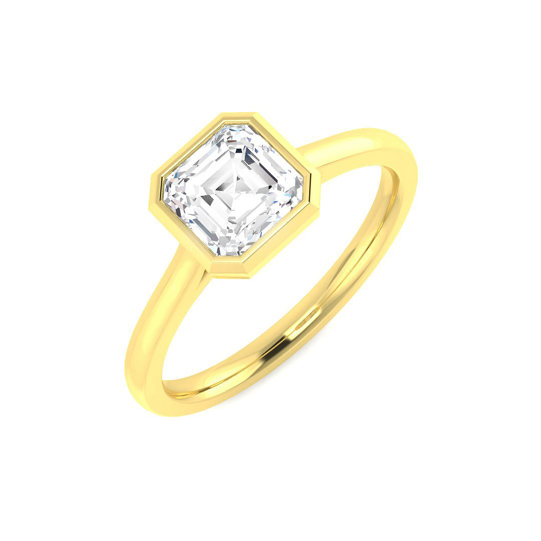 9ct Yellow Gold 1.06ct Laboratory Grown CVD Ring