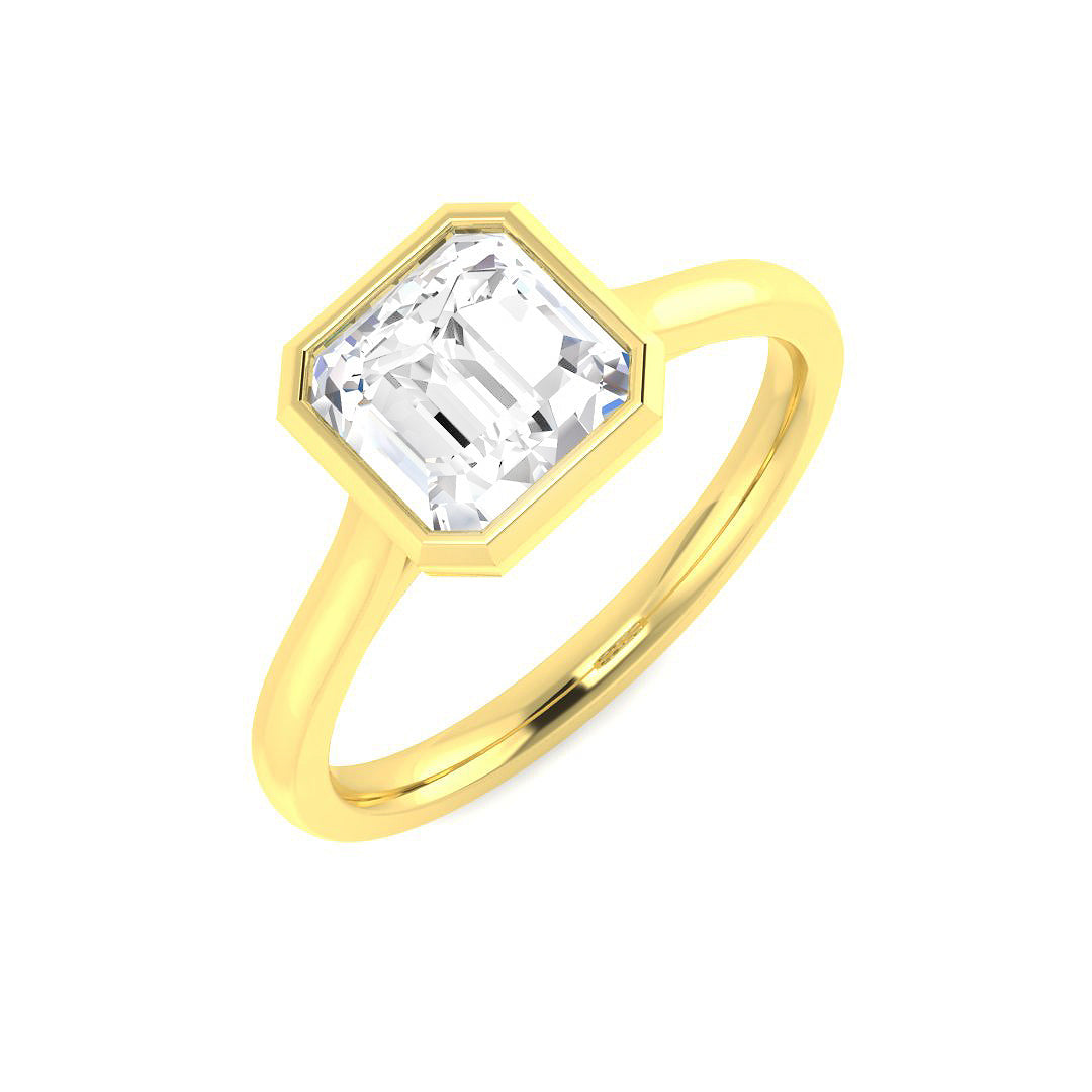 9ct Yellow Gold 1.54ct Laboratory Grown CVD Ring