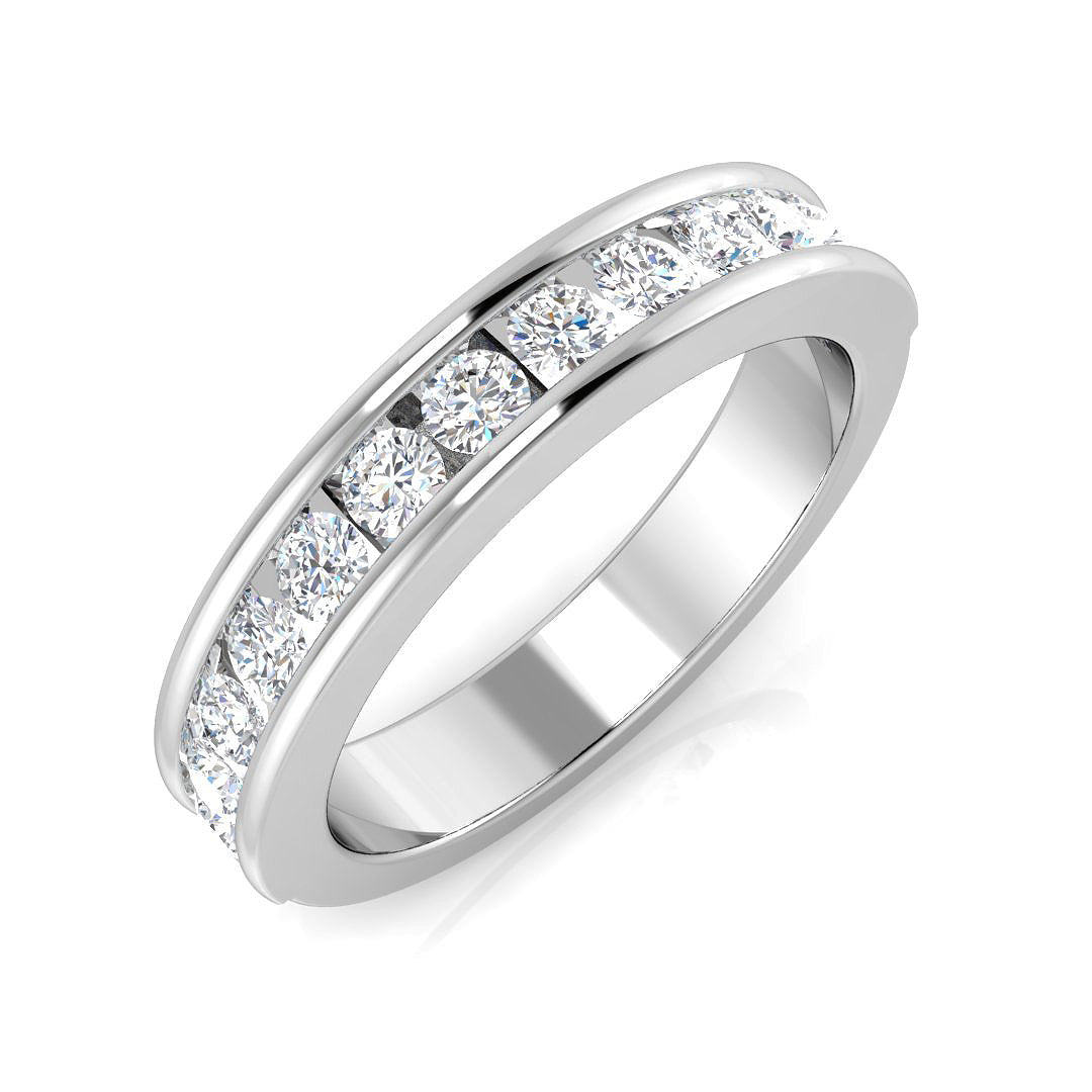 Platinum 0.67ct G SI1 Diamond Ring