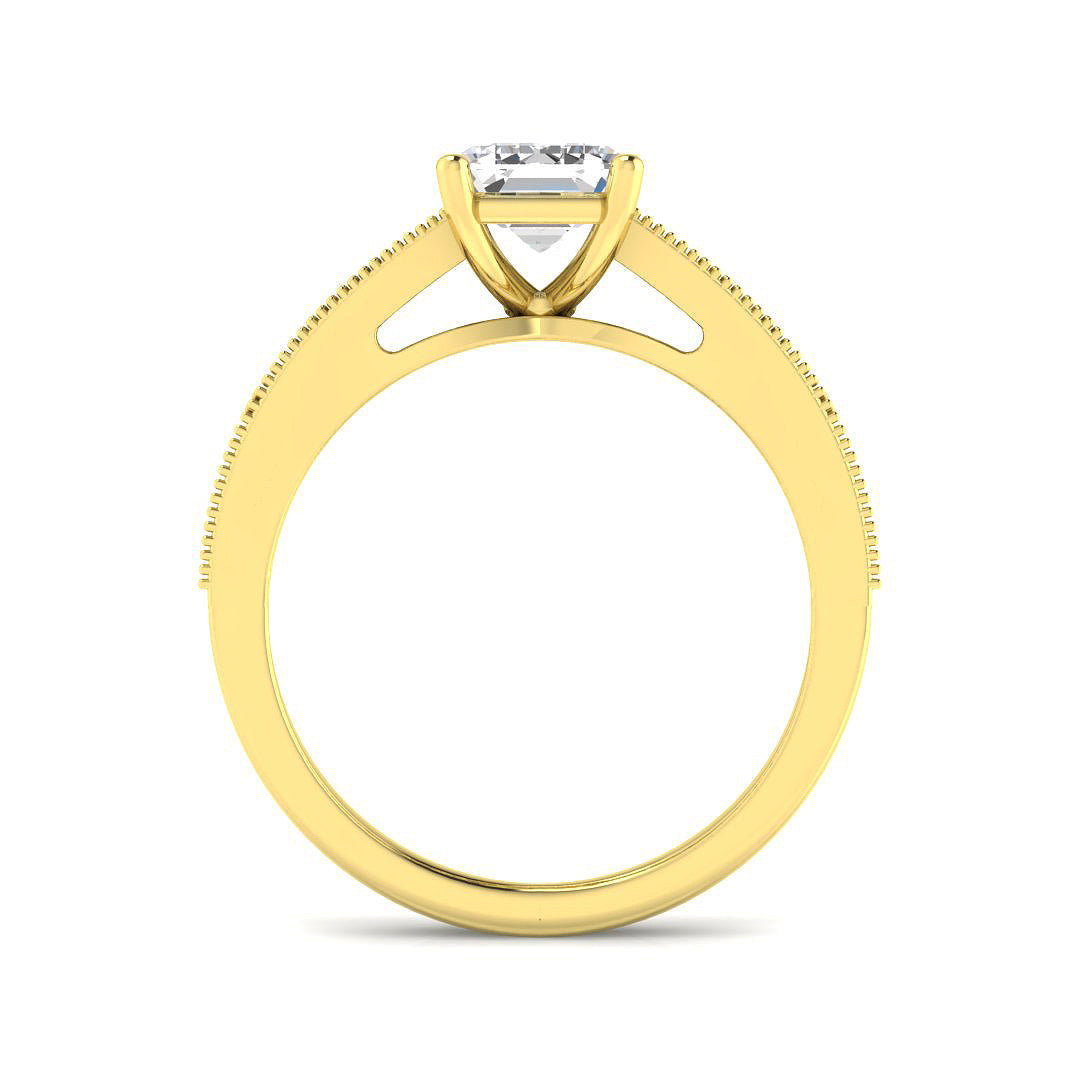 9ct Yellow Gold 2.56ct D VS2 Laboratory Grown CVD Ring