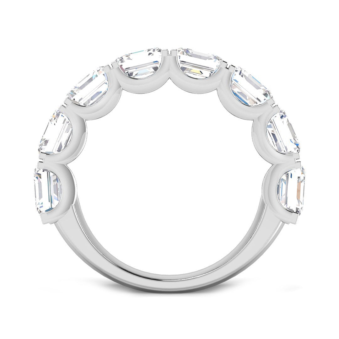 9ct White Gold 8.11ct Laboratory Grown CVD Ring