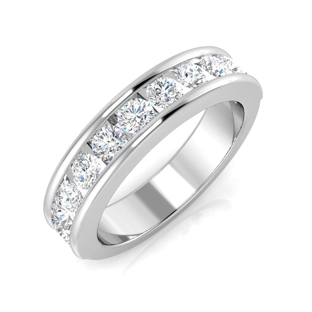 Platinum 0.97ct G SI1 Diamond Ring