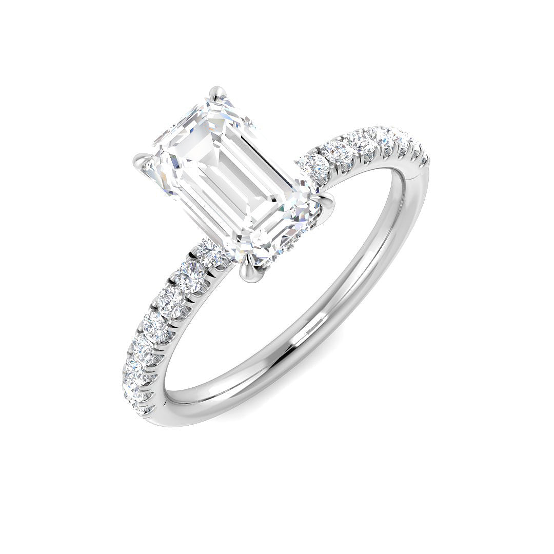 9ct White Gold 1.85ct E VS1 Laboratory Grown CVD Ring