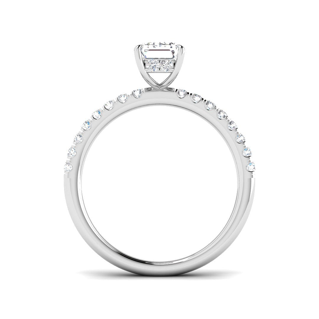 9ct White Gold 1.85ct E VS1 Laboratory Grown CVD Ring