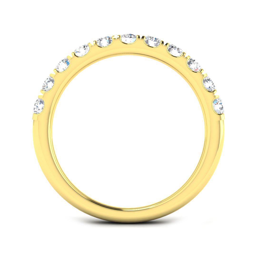 9ct Yellow Gold 0.67ct J SI1 Diamond Ring