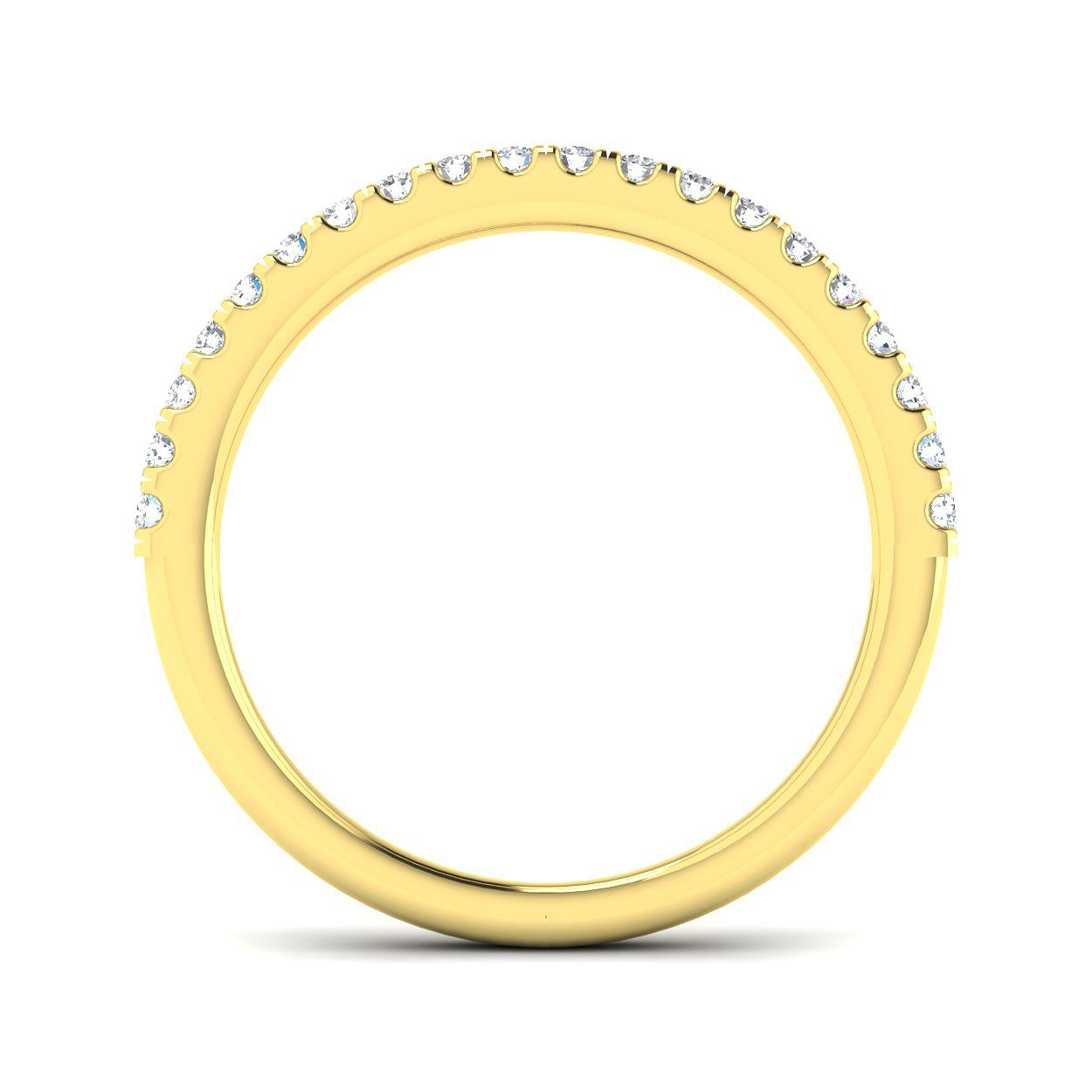 9ct Yellow Gold 0.24ct K SI1 Diamond Ring