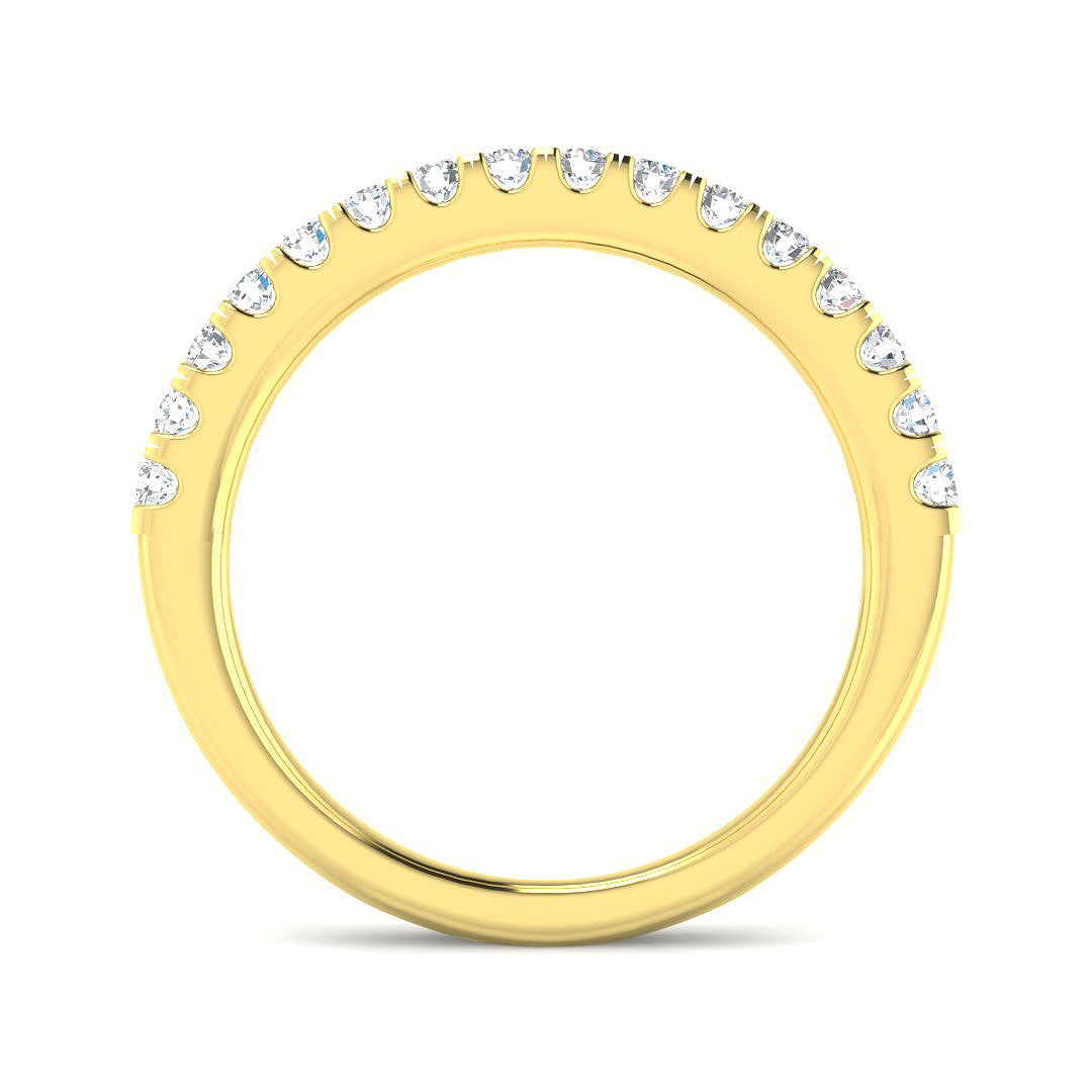 9ct Yellow Gold 0.41ct K SI1 Diamond Ring
