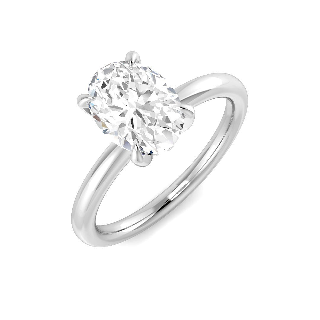 9ct White Gold 1.59ct E VS2 Laboratory Grown CVD Ring