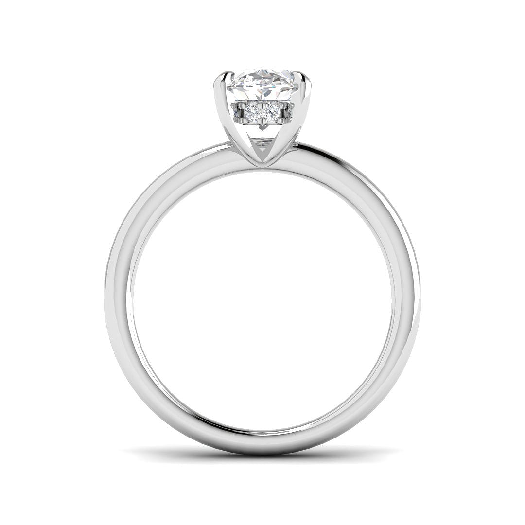 9ct White Gold 1.59ct E VS2 Laboratory Grown CVD Ring