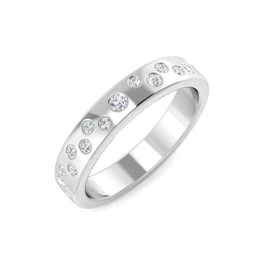 9ct White Gold 0.26ct Laboratory Grown CVD Ring