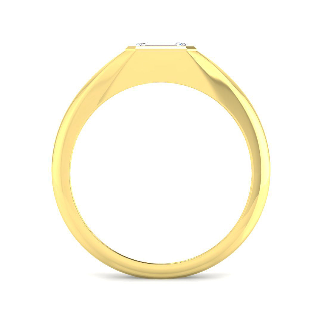 9ct Yellow Gold 0.71ct Laboratory Grown CVD Ring