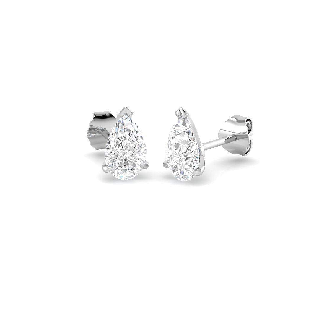 9ct White Gold 1.51ct Laboratory Grown CVD Earrings