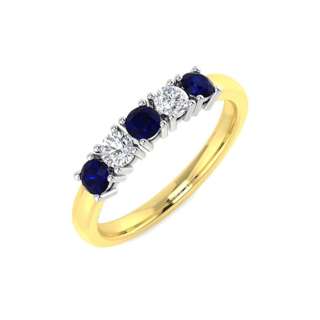 9ct Yellow Gold 0.60ct G SI2 Diamond Ring