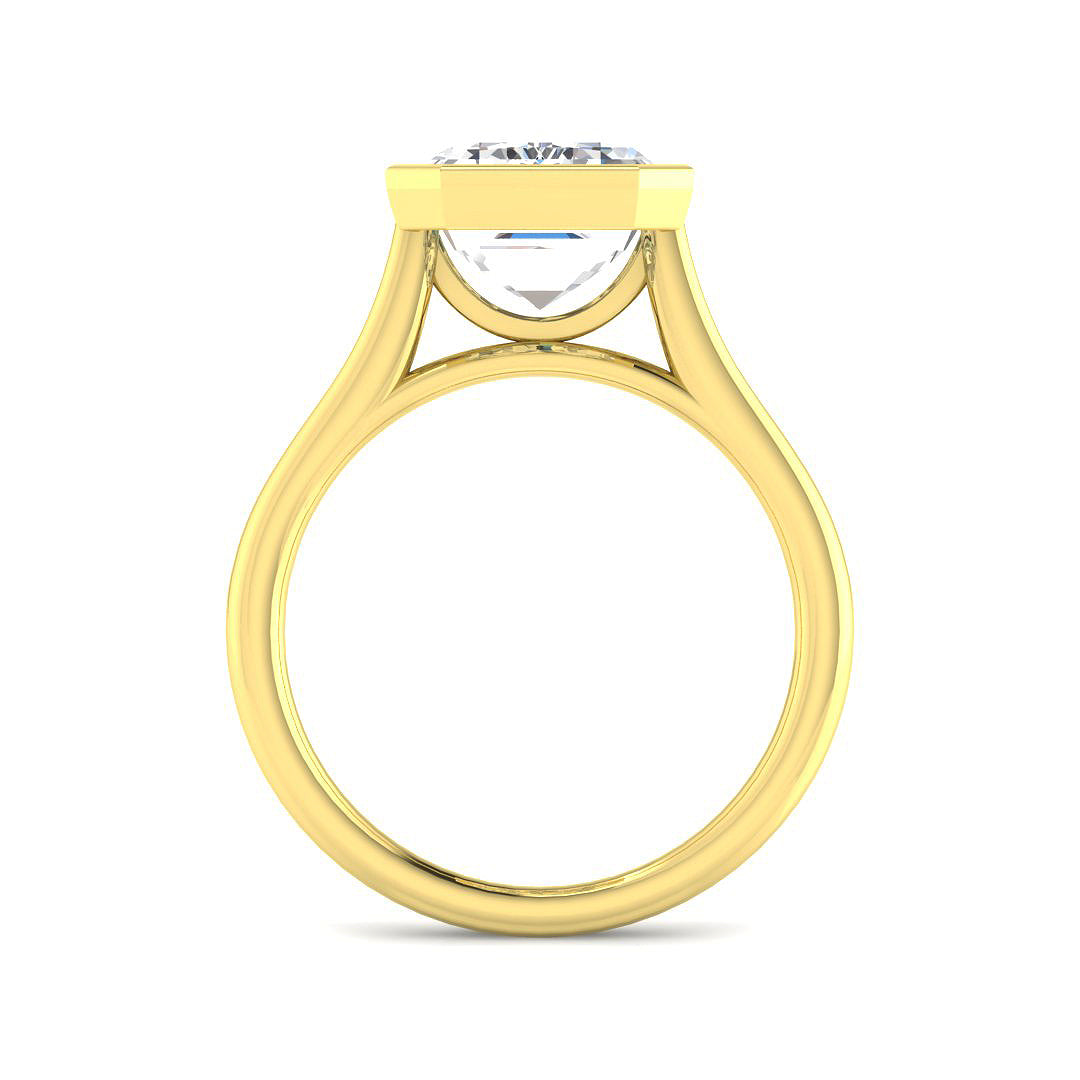 9ct Yellow Gold 5.03ct E VS1 Laboratory Grown CVD Ring