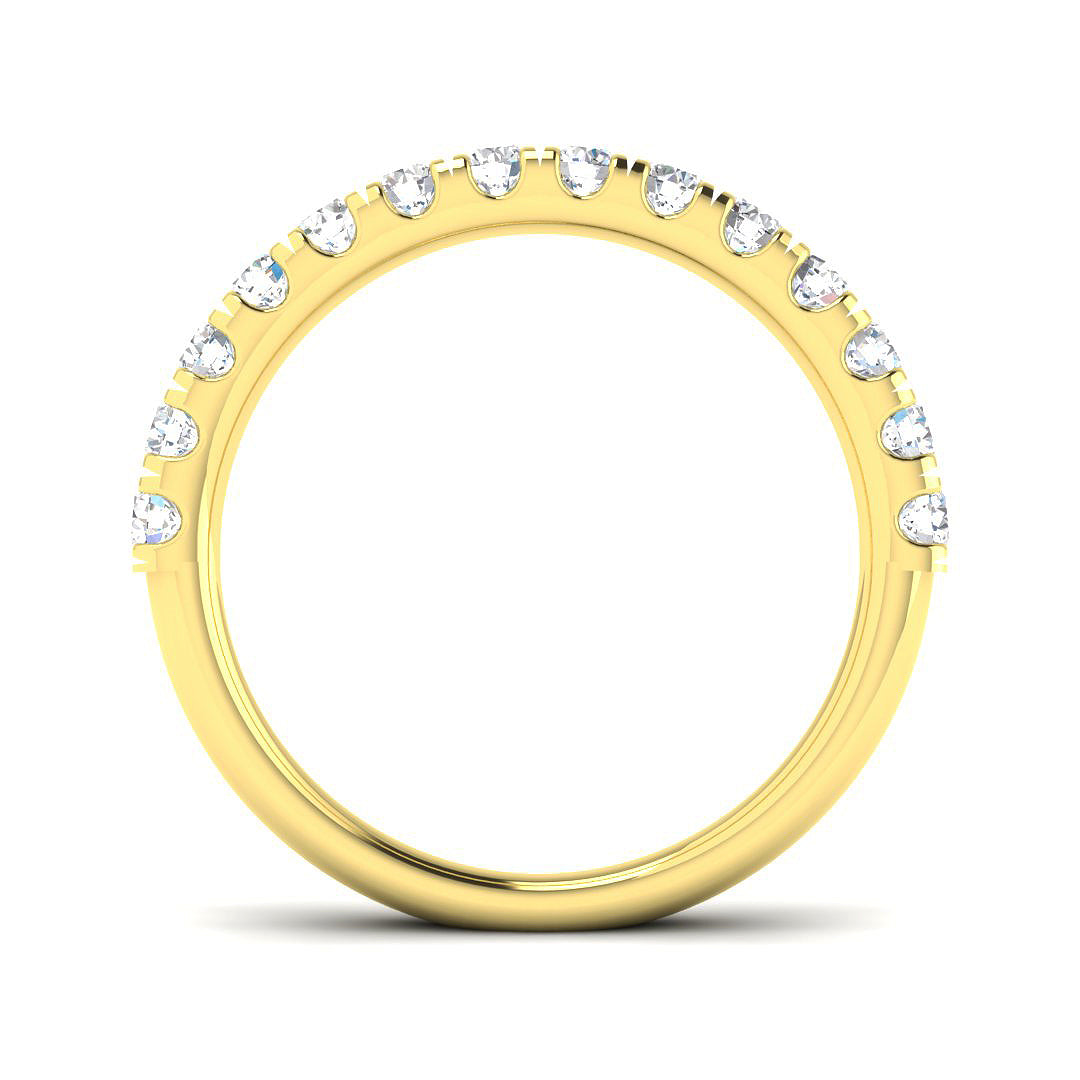9ct Yellow Gold 0.54ct J SI1 Diamond Ring