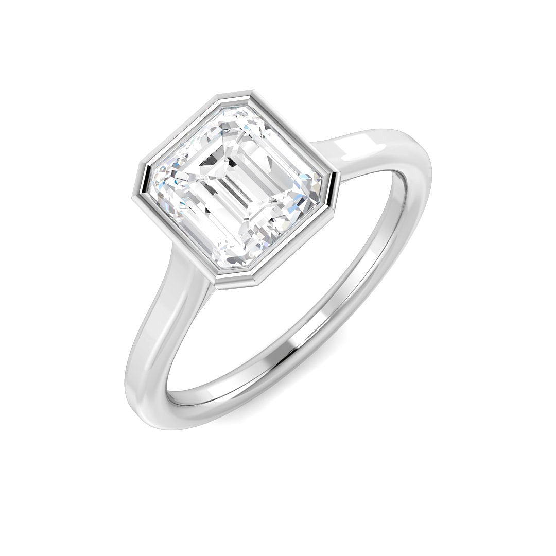 9ct White Gold 1.50ct E VS1 Laboratory Grown CVD Ring
