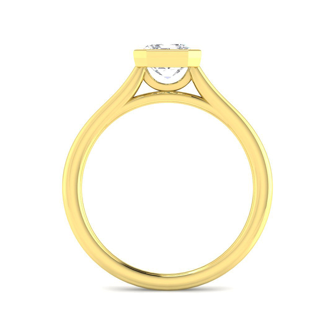 9ct Yellow Gold 1.04ct D VS2 Laboratory Grown CVD Ring