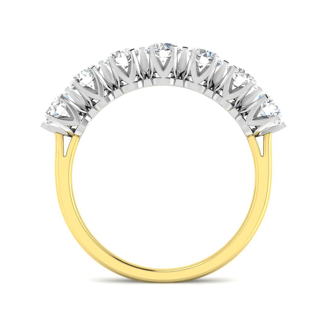9ct Two-Tone Gold 1.02ct Laboratory Grown Cvd Old Cut Ring
