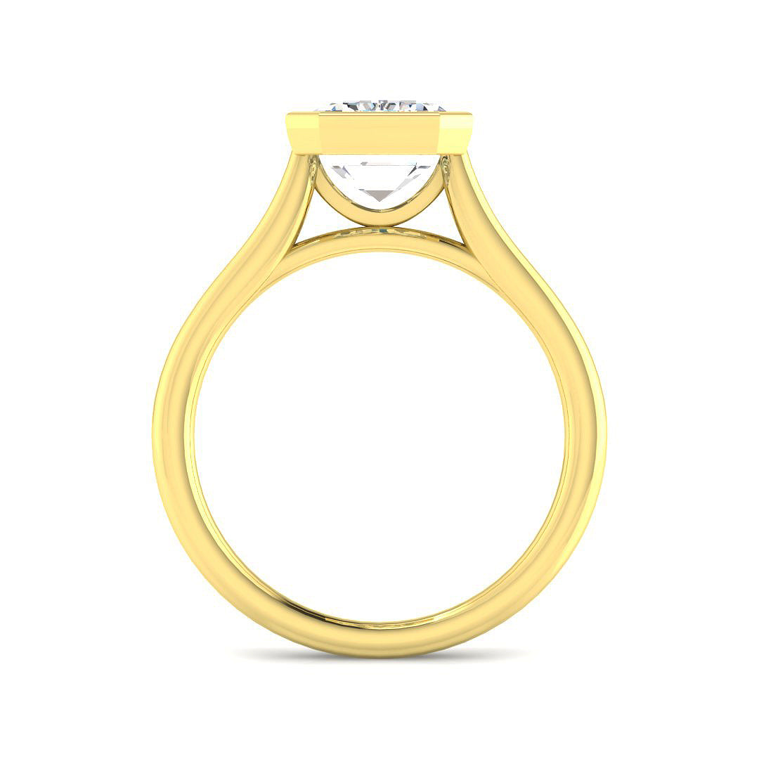 9ct Yellow Gold 3.00ct E VS2 Laboratory Grown CVD Ring