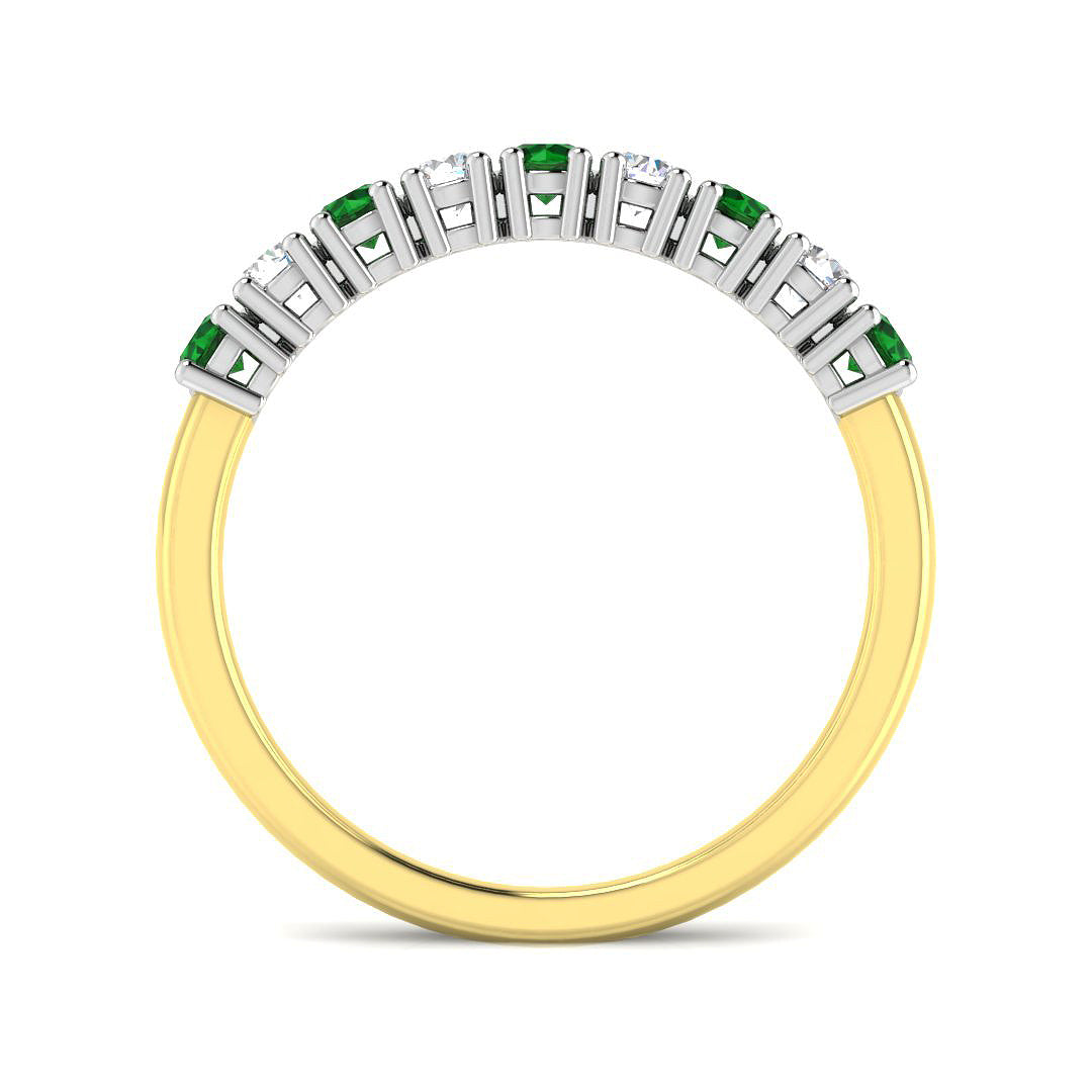 18ct Two-Tone Gold 0.66ct G SI2 Diamond Ring