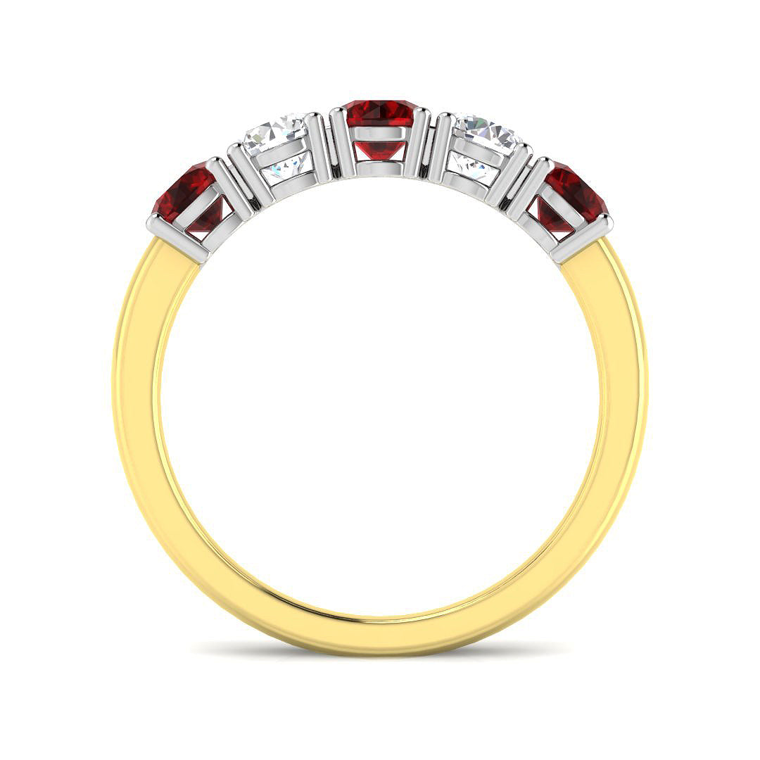 18ct Two-Tone Gold 1.48ct G SI2 Diamond Ring