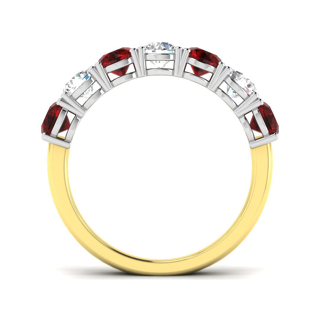 18ct Two-Tone Gold 2.11ct G SI2 Diamond Ring