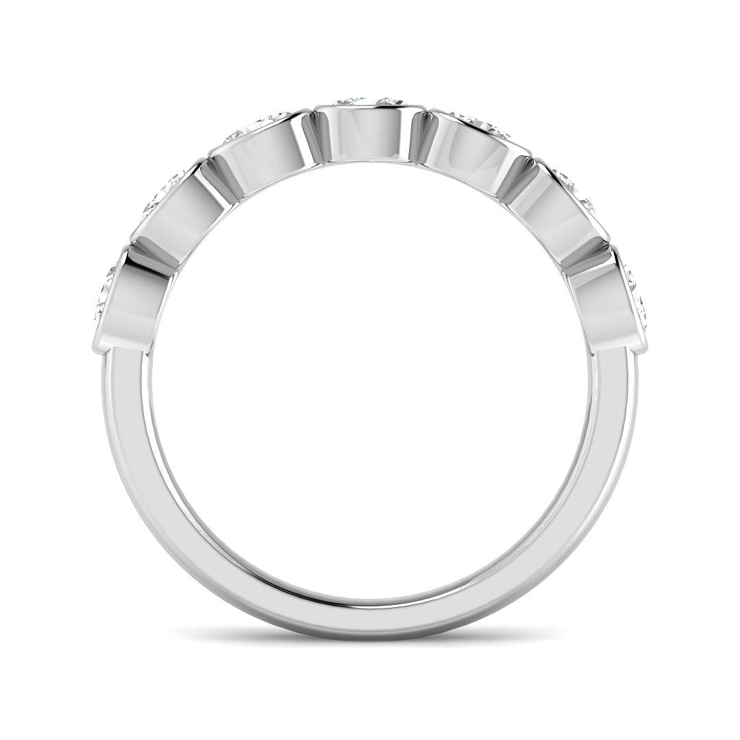 9ct White Gold 0.64ct Laboratory Grown CVD Ring