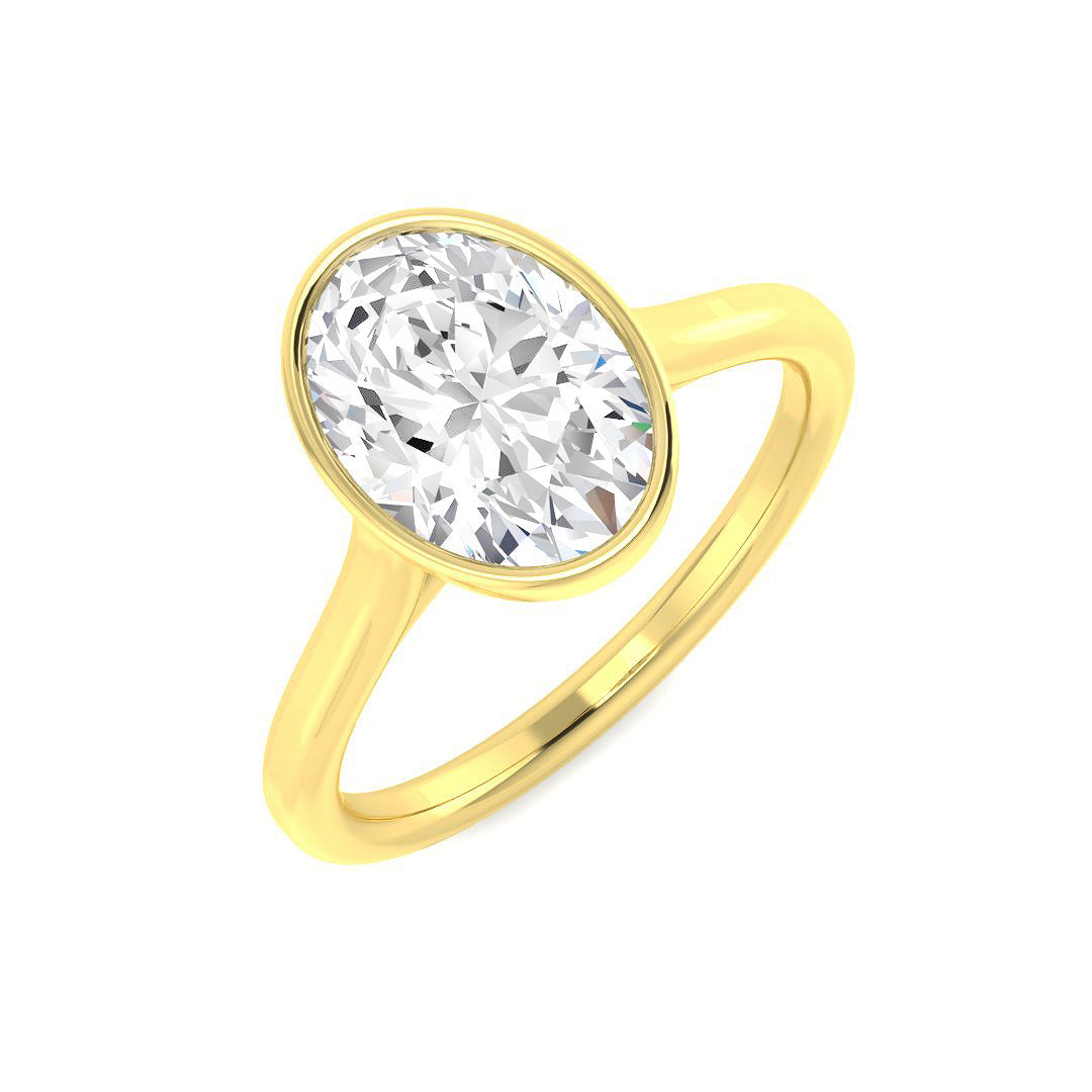 9ct Yellow Gold 2.01ct E VS2 Laboratory Grown CVD Ring