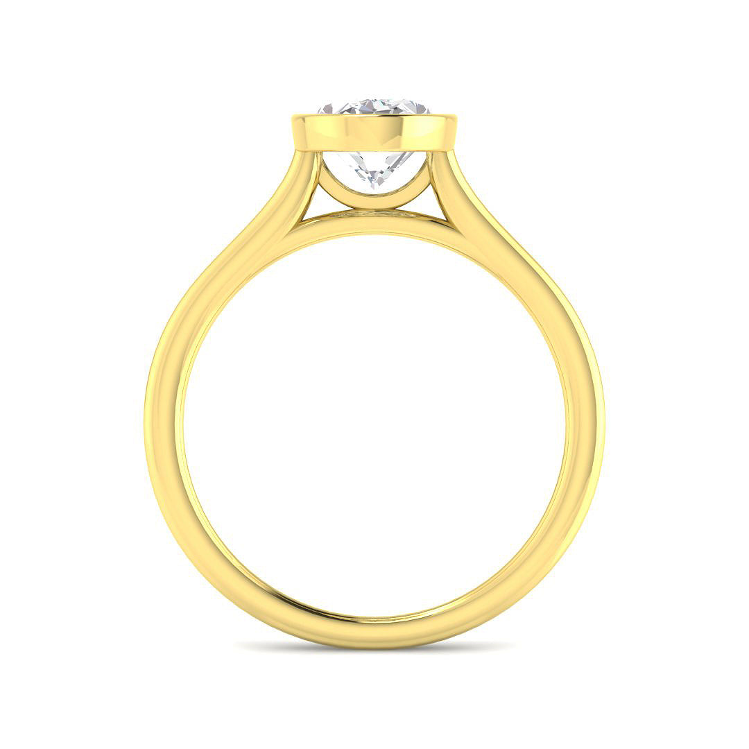 9ct Yellow Gold 1.53ct E VS1 Laboratory Grown CVD Ring