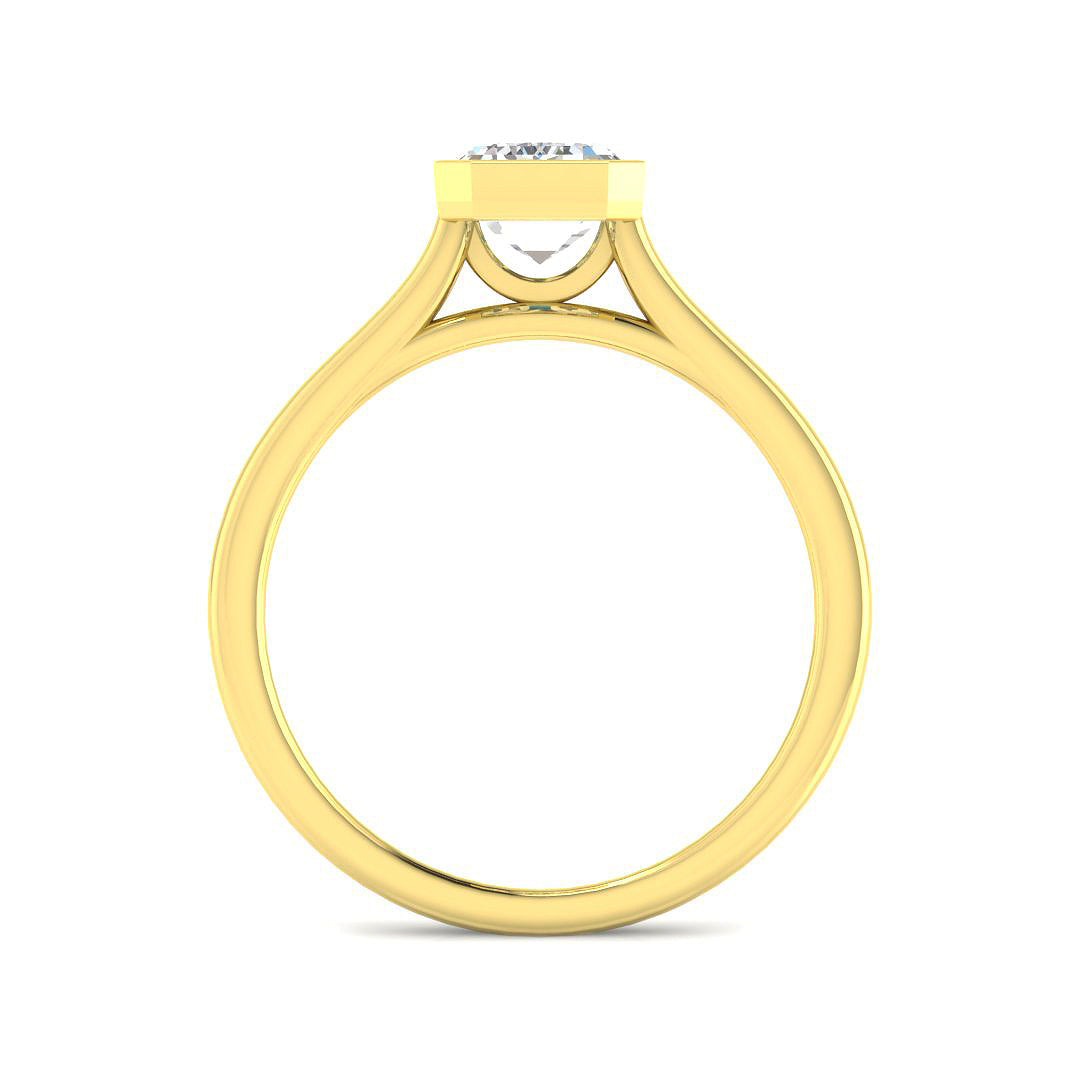 9ct Yellow Gold 1.50ct E VS1 Laboratory Grown CVD Ring