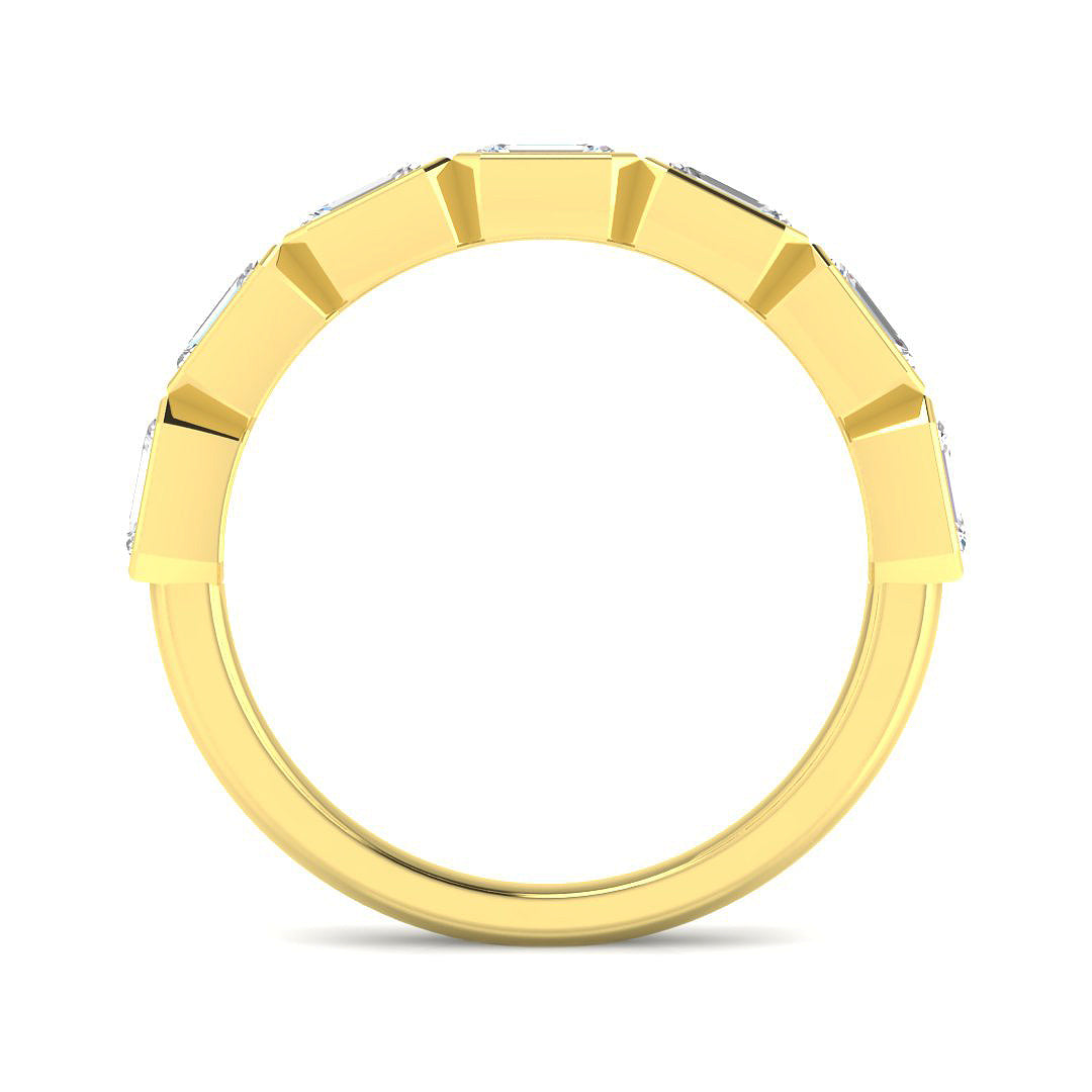 9ct Yellow Gold 1.19ct Laboratory Grown CVD Ring