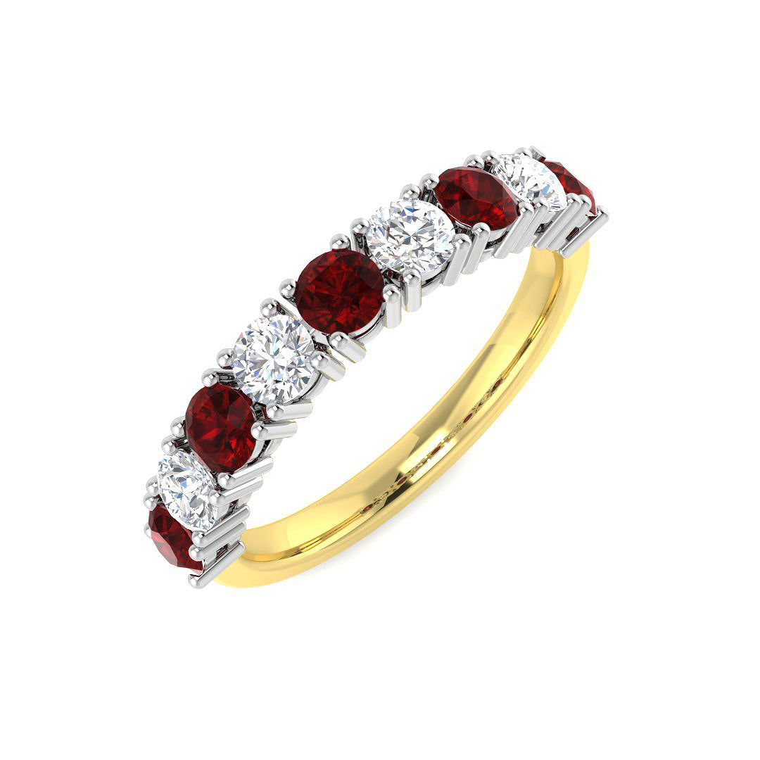18ct Two-Tone Gold 1.29ct G SI2 Diamond Ring