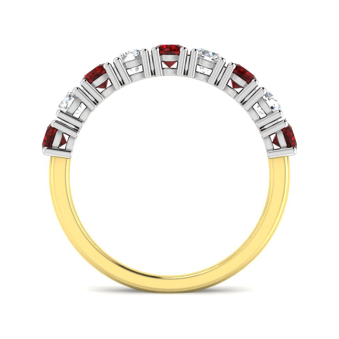 18ct Two-Tone Gold 1.29ct G SI2 Diamond Ring
