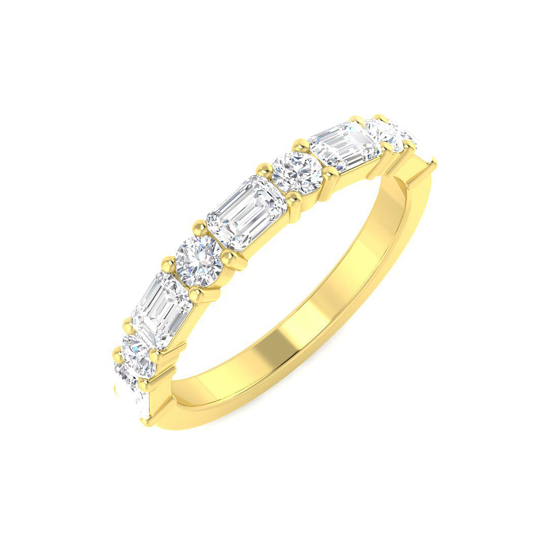 9ct Yellow Gold 1.09ct Laboratory Grown CVD Ring