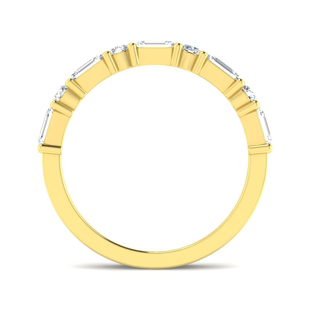9ct Yellow Gold 1.09ct Laboratory Grown CVD Ring