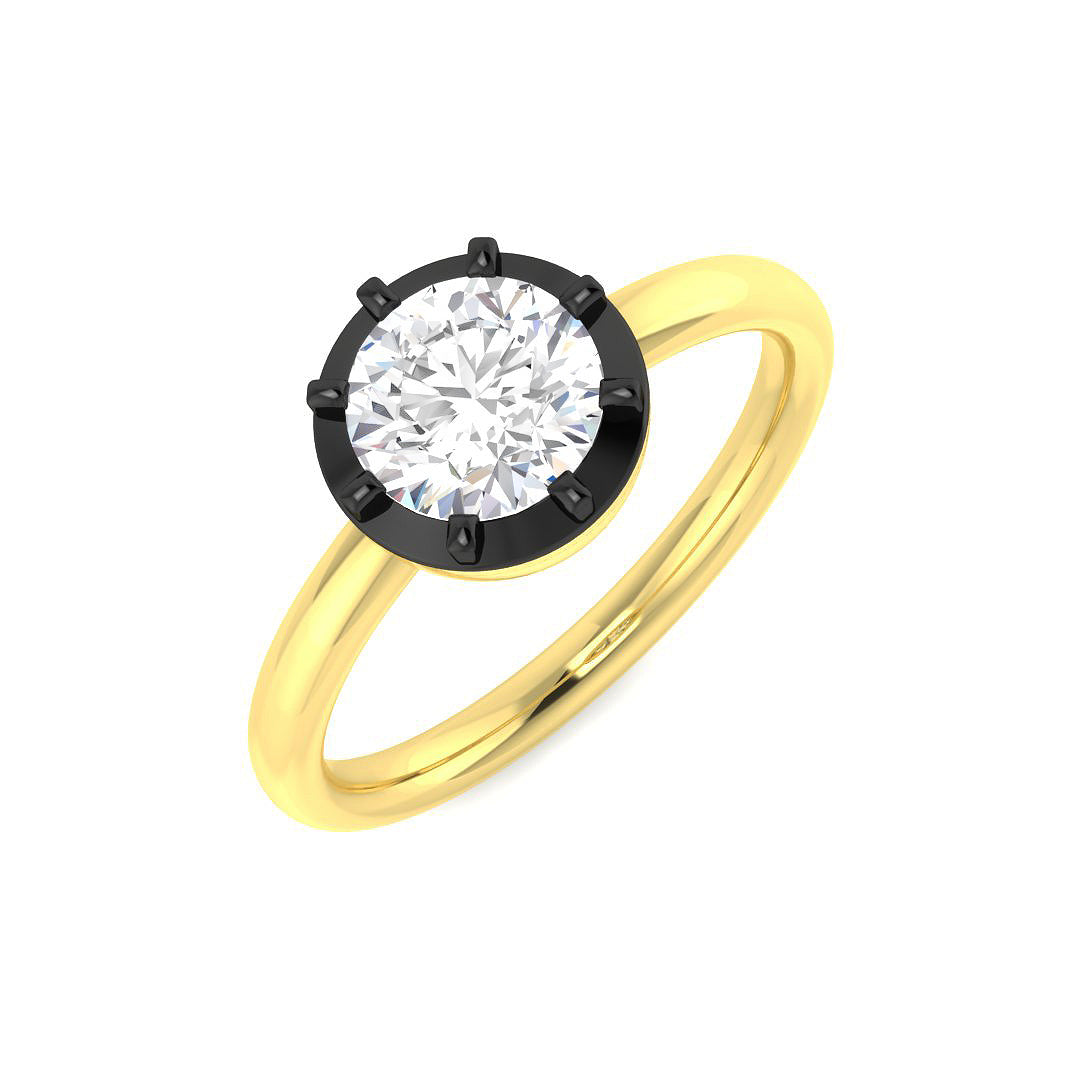 9ct Yellow Gold 1.06ct Laboratory Grown CVD Ring