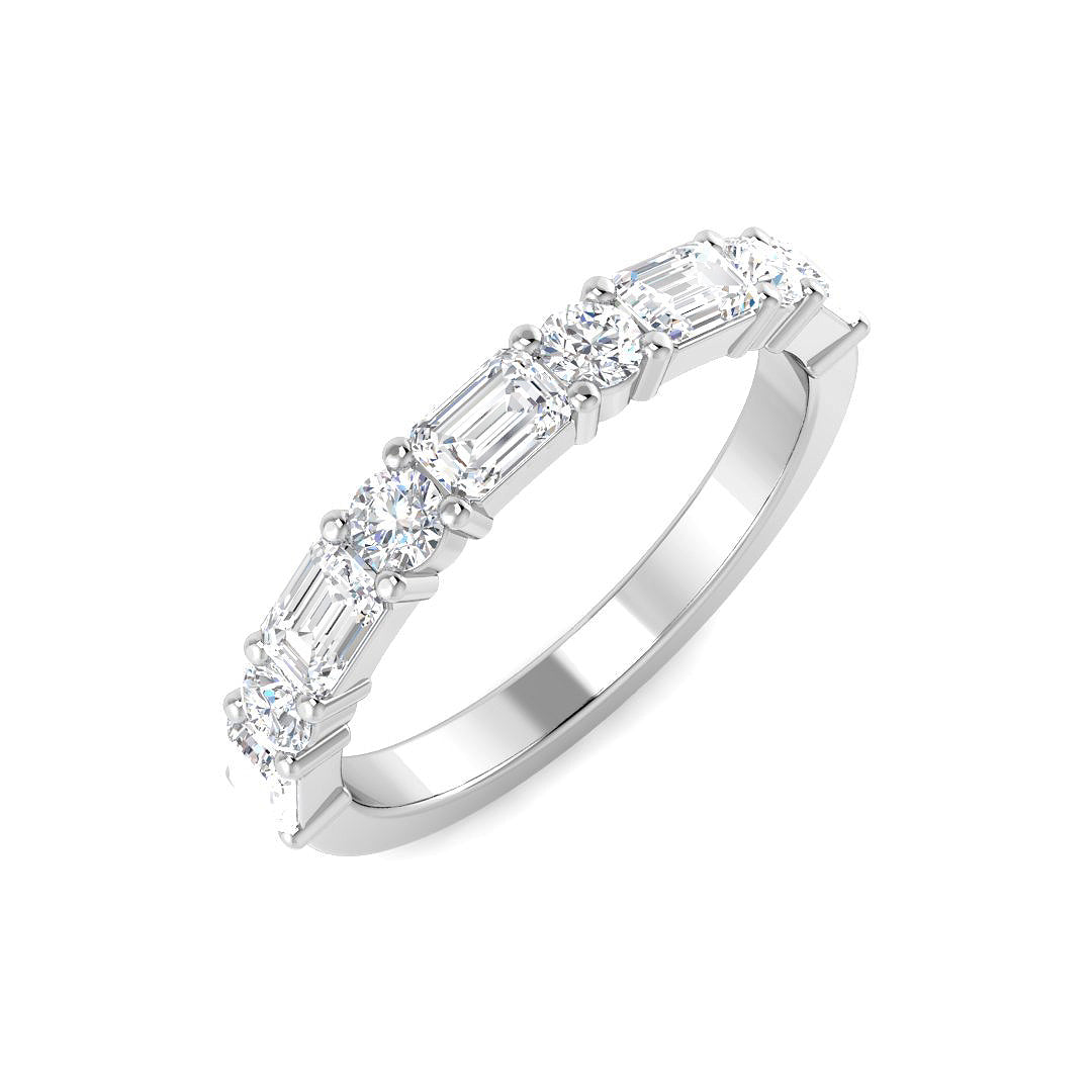 9ct White Gold 1.09ct Laboratory Grown CVD Ring