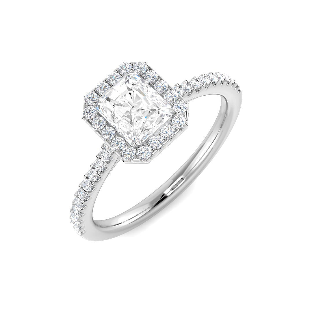 Platinum 1.02ct K VS1 Diamond Ring