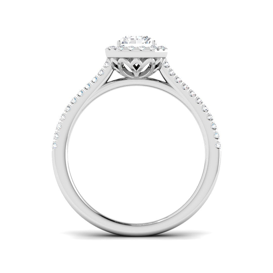 Platinum 1.25ct H SI2 Diamond Ring