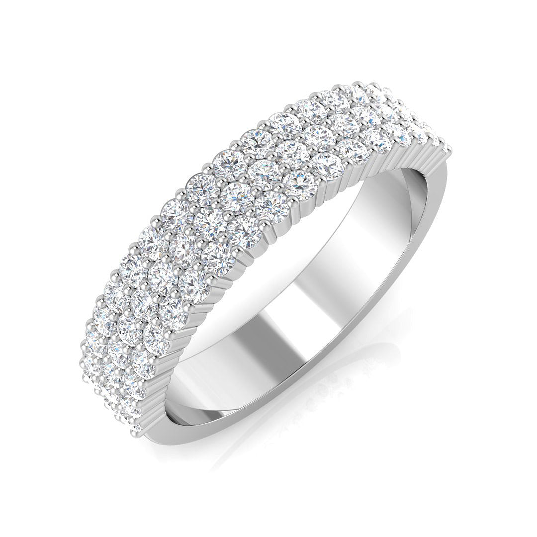 Platinum 0.73ct G SI1 Diamond Ring